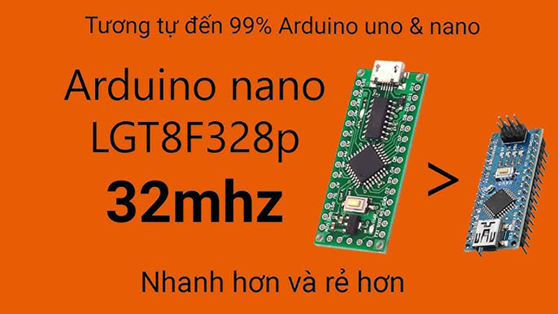 Hướng dẫn cài đặt LGT8F328 chi tiết